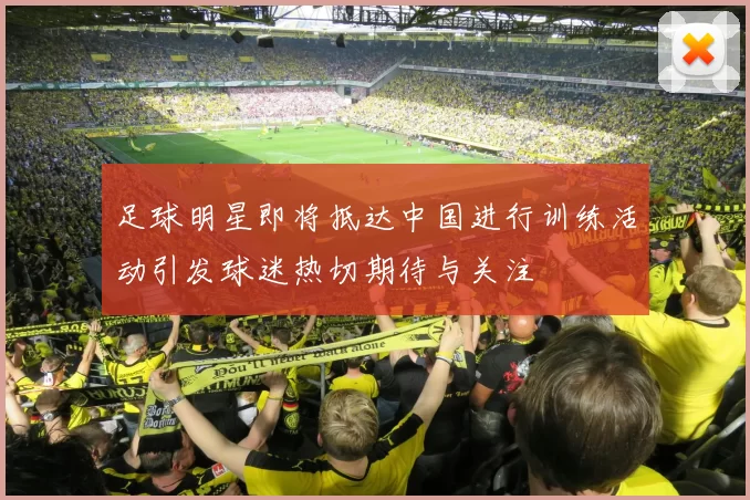 足球明星即将抵达中国进行训练活动引发球迷热切期待与关注